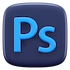 logo de photoshop en 3d