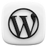 wordpress logo 3D